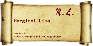 Margitai Lina névjegykártya